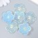 Decor for creativity Plastic "Flower" holography pearl set 6 pcs 3.5x3.5 cm