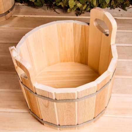 Gang made of linden, 10 l, with embossing-5