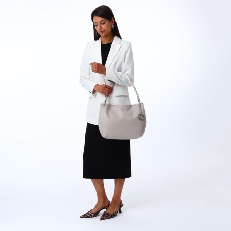 Female bag Textura, bag, large size, beige color-1