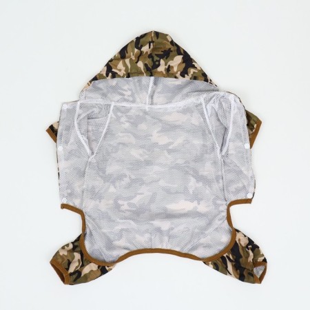 Combiason for dogs, demi -season with a lining, size L (DS 32, OG 48 cm), camouflage-12