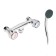 Soul mixer Zein ZC2053, Cran-Box Brass 1/2 ", with a shower set, chrome
