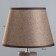 Helpers "Adrien" E14 40W brown 23x23x40 cm Risalux