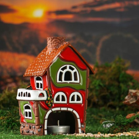 Aroma lace house "Mirror", handmade, mix 15.5 cm-2