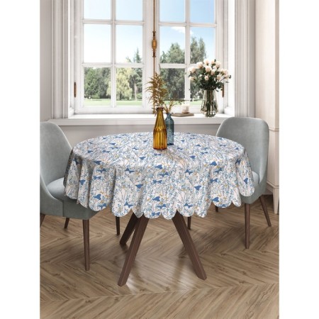 The tablecloth "Field of butterflies", round, Saten, d = 150 cm-1