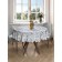 The tablecloth "Field of butterflies", round, Saten, d = 150 cm