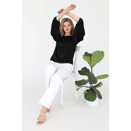 Blouse with lush sleeves, size 50-52-5