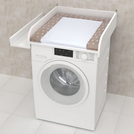 Polini Kids Simple 610, with a shelf, white, white, white-1