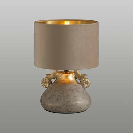 Lumion table lamp. Junia, 40W, E27, 300x220x220 mm, gray, brown color