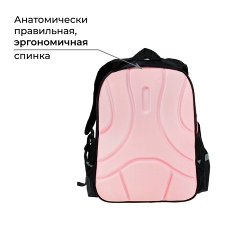 Frame backpack Calligrata, 39x30x14 cm, "kittens", for a girl-2