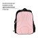 Frame backpack Calligrata, 39x30x14 cm, "kittens", for a girl