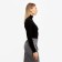 Turtleneck female, black color, size 42-44 (s)