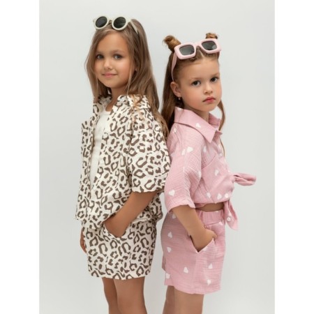 Muslim children's suit Amarobaby Easy, height 122 cm, print leopard-20