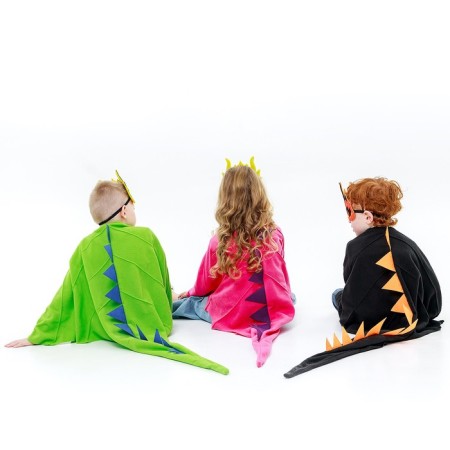 Carnival set "Black Dragon", cloak and mask-5