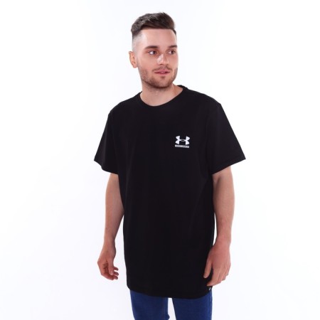T -shirt male, black color/print mix, size 50 (4xl)-1
