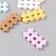 Decor for creativity plastic "Fence" set 6 pcs MIX 3.3x1.7 cm