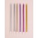 Candles in the cake "High Royce", 6 pcs, multi -colored