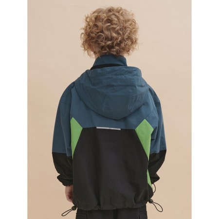 Vetrovka for boys, height 140 cm, sea wave color-9