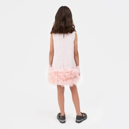 Платье для девочки MINAKU: PartyDress цвет розовый, рост 128-7