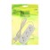 Extension cord Luazon Lighting Eco, 3 sockets, 1.5 m, 6 A, 1300 W, SHVVP 2x0.5 mm2, without salary, white