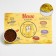 A rug for a bowl of "dope" with a non -slip base, 43 x 28 cm, "cat menu"