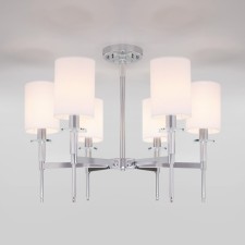 Классическая люстра с абажурами Brielle, 40Вт, E14, 69x69x53,5 см