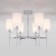 Classical chandelier with lampshades Brielle, 40W, E14, 69x69x53.5 cm