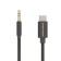 Cable More Choice UK24A, Jack 3.5 mm - Type -C, 1 m, nylon, black