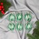 Set of balls plastic D-6 cm, 6 pcs "Arian" green
