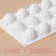 Form for mousse desserts and baking konfinetta “lemons”, silicone, 29 × 17 × 3 cm, 15 cells (5.5 × 4 cm), white color