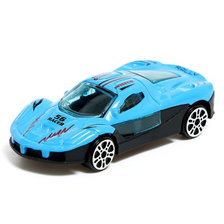 Parking 2 in 1 Truck, 6 cars, transforms into a vehicle, sound, color blue-16