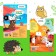 A set of books with stickers by numbers, 2 pcs, blue tractor