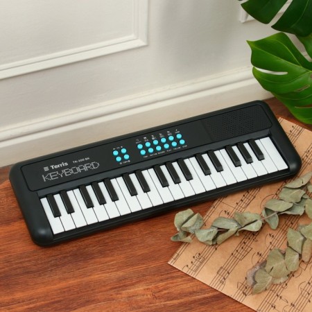 Terris TK-100 synthesizer, 37 mini keys, 8 timbres, black