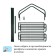 Rabberry for seedlings, 3 shelves, 110 × 65 × 22 cm, metal frame d = 16 mm, without a case
