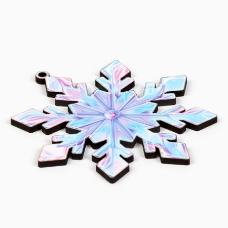 Christmas tree toy New Year's "Snowflake", for the New Year, 9x 9cm-2