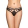 Thong with straps Softline Collection, black color, s/m