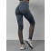 Femic fitness legins, size 46, dark gray color