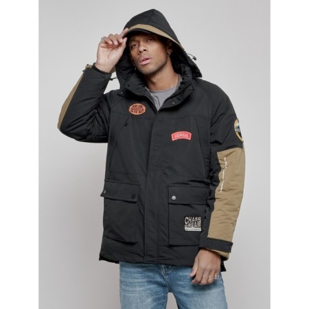 Male Winter jacket, size 54, black color-20