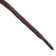 Shoes for shoes are round, d = 5mm, 100cm, brown color