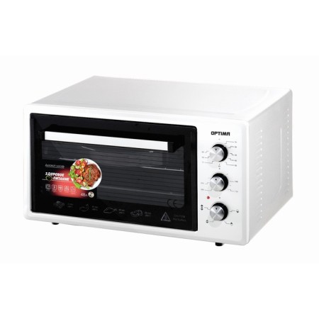 Mini-fucked Optima of-48W, 1600 watts, 48 ​​l, 50-300 ° C, timer, white