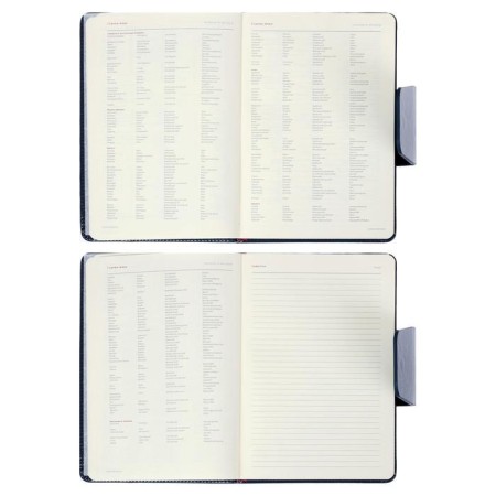 Deliciper of Leduced A5, 160 Prestige sheets, Cover Artificial leather, valve, Blue-7