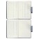 Deliciper of Leduced A5, 160 Prestige sheets, Cover Artificial leather, valve, Blue