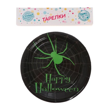 Paper plate "Spider", set of 6 pcs.-1