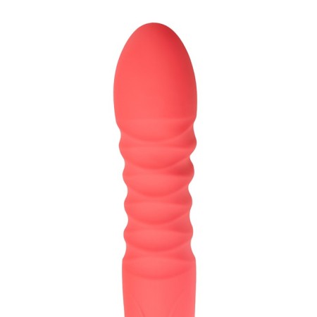 Stimulator with the up & Down Flovetta Flox, 21.5 cm, silicone, coral color-2