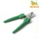 Light side claws with straight handles, a hole of 14 mm, green