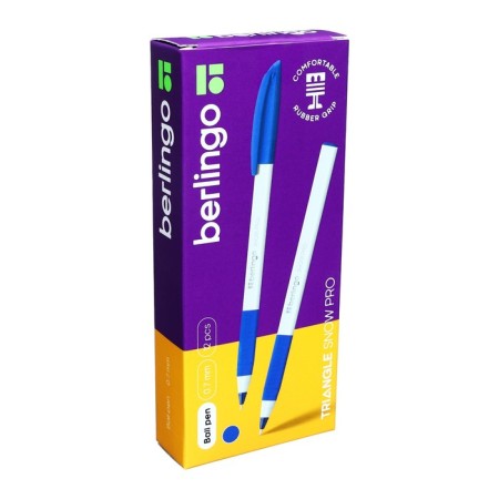 Ballic handle Triangle Snow Pro, node 0.7 mm, blue ink, flu-7
