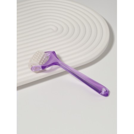 Massage for the face and neckline, with spikes, 14 × 4.5 × 2.5 cm, color mix-2