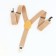Littlebuilders children 2.5*0.3*60 cm, plain, height up to 160 cm, beige