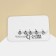 Earrings set of 5 pcs., Gothic bat, cat, skull, black and white color in silver