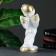 Figure "Angel with Mishka" mother of pearl 30x13x13cm