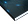 Notebook A5 160 sheets in the cell "microcircuit", solid cover, glossy lamination, offset block 65 g/m2